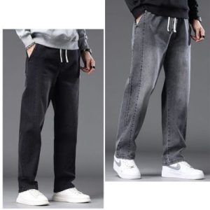 🖤 Drawstring Elastic Waist Baggy Pant Trouser