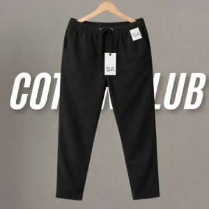 Summer Best Remi Cotton Trouser (Black)